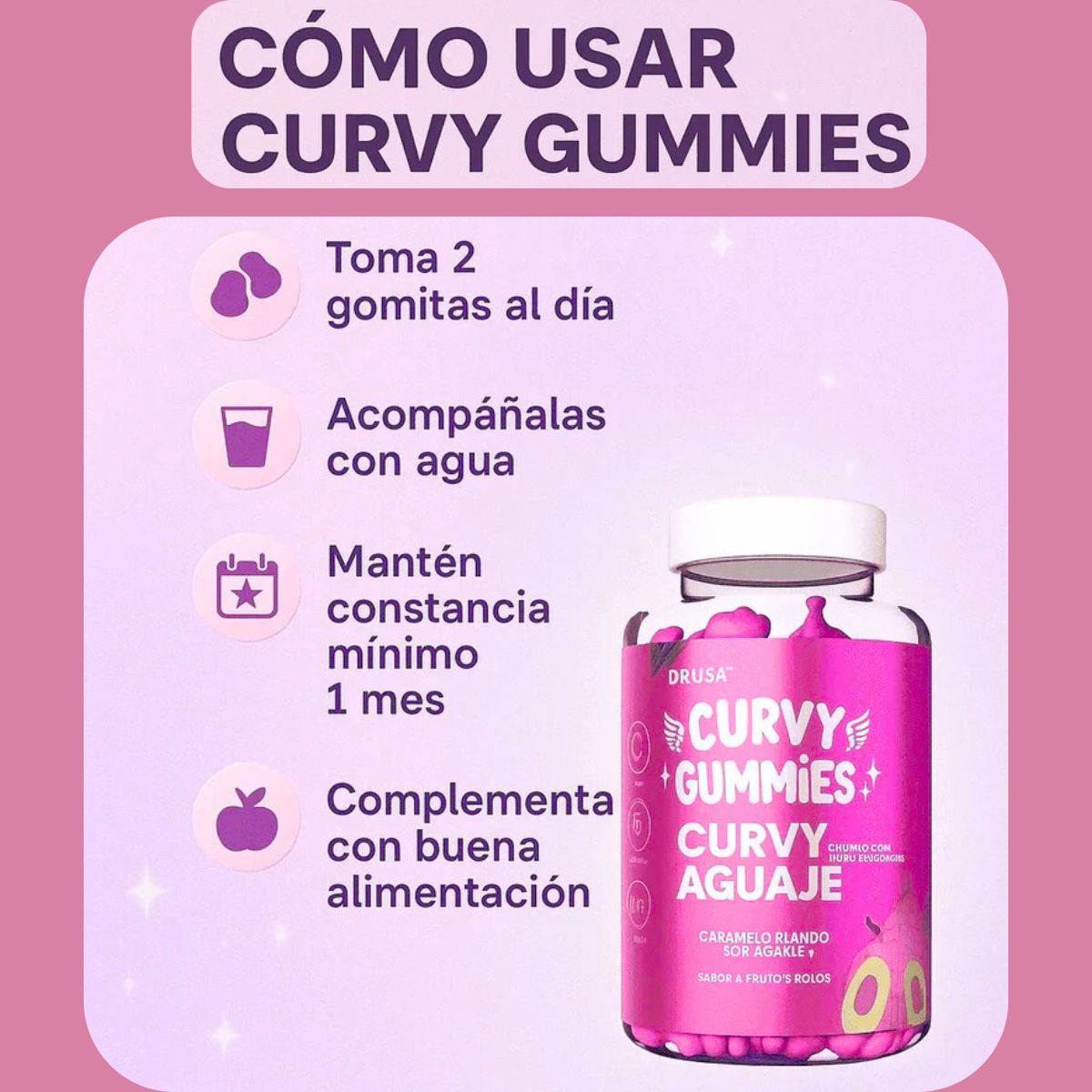 CURVY GUMMIES - Gomitas de Aguaje