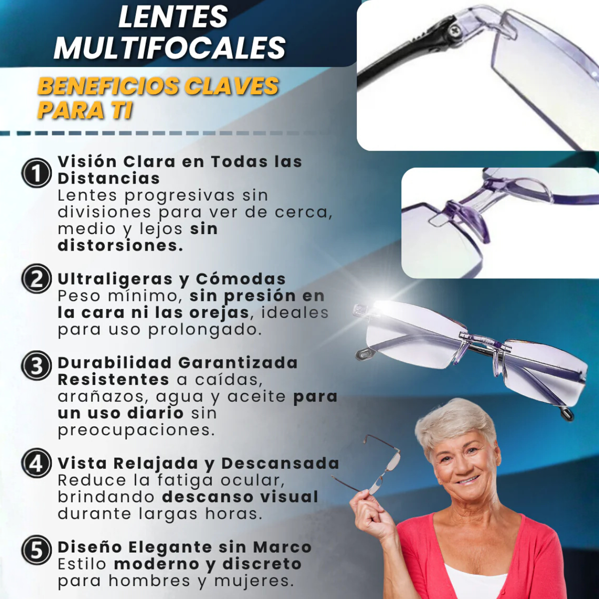 Lentes multifocales 2x1