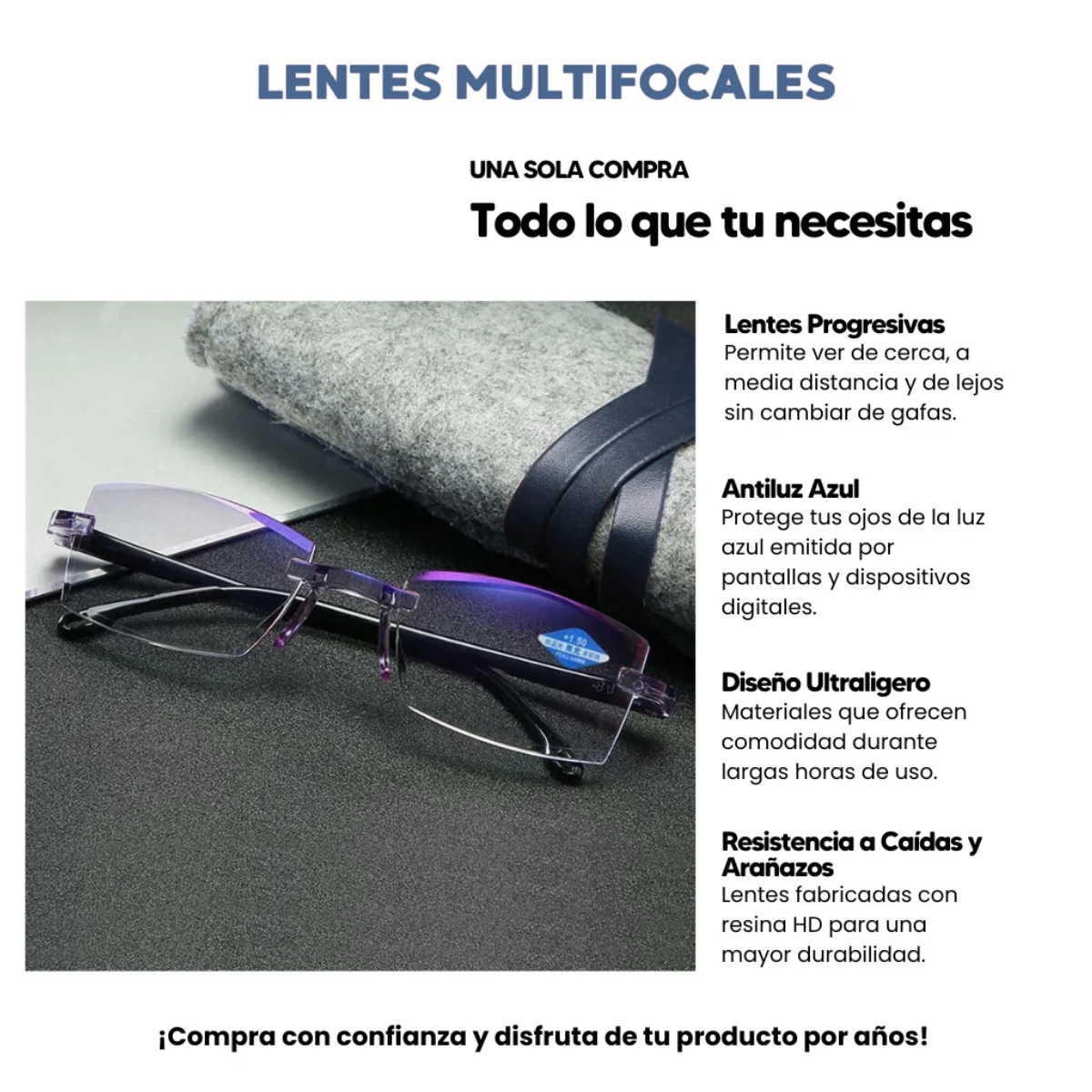 Lentes multifocales 2x1