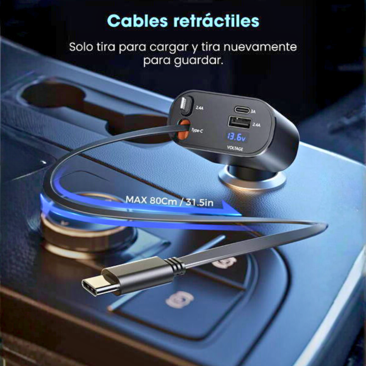 Cargador - ChargeGo 4 en 1